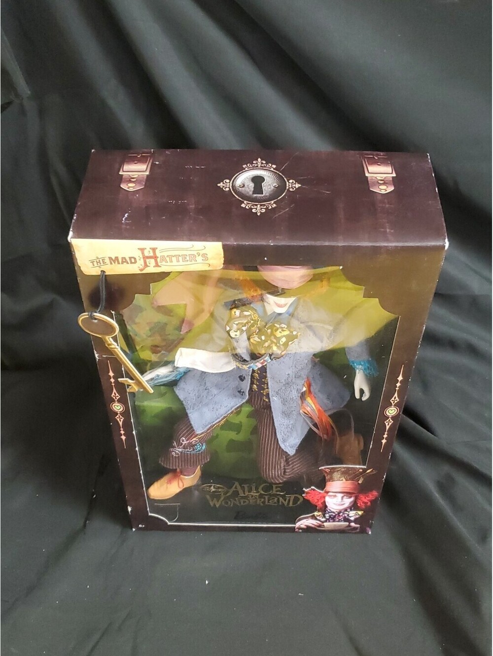 Barbie Disney Alice in Wonderland The Mad Hatter Doll 2009 Mattel T2104 EXCELLEN - Picture 10 of 10